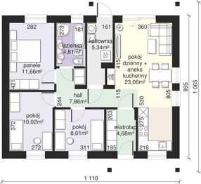 Parter projektu - Dom przy Bukowej 22