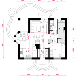 Parter projektu - Dom Dla Ciebie 7 bez garażu [B]