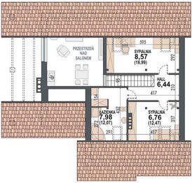 Poddasze projektu - Maja II N+