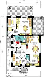 Parter projektu - BS-56 wariant 2, dwulokalowy