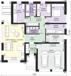 Parter projektu - Dom przy Przyjemnej 22