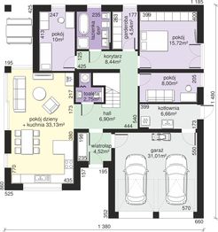 Parter projektu - Dom przy Przyjemnej 25 bis