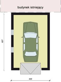 Parter projektu - GP2 budynek gospodarczy dostawiany