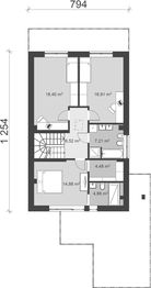 Piętro 1 projektu - uA86