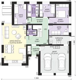 Parter projektu - Dom przy Przyjemnej 29 bis