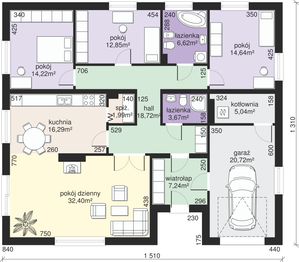 Parter projektu - Dom przy Słonecznej 9