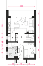 Parter projektu - Vikka bez garażu [B]