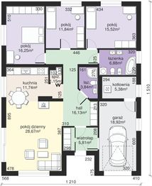 Parter projektu - Dom przy Słonecznej 12