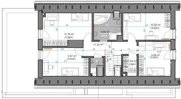 Poddasze projektu - Domidea 64 2G w3