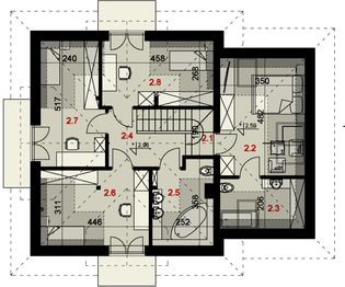 Poddasze projektu - Sej-pro 008 energo