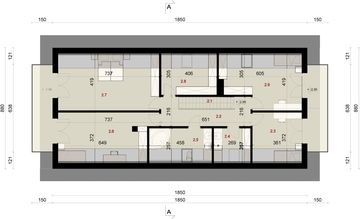 Poddasze projektu - Sej-pro 018 energo