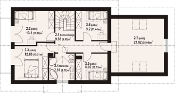 Poddasze projektu - Żarowo 1mgg