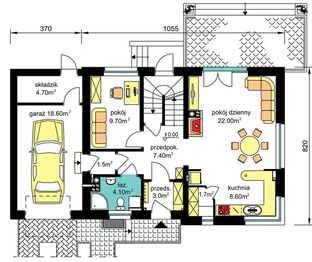 Parter projektu - BW-36 wariant 12 podpiwniczony
