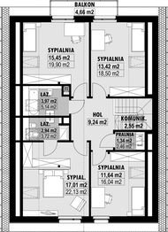 Poddasze projektu - E-257