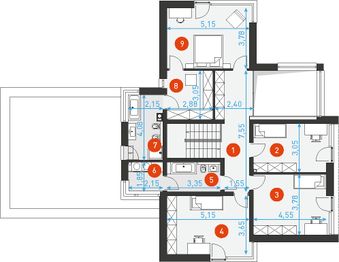 Piętro 1 projektu - Otwarty 2