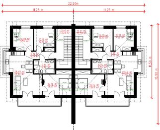 Poddasze projektu - Quattro z garażami