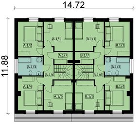 Piętro 1 projektu - KA106
