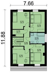 Piętro 1 projektu - KA106 S