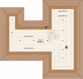 Poddasze projektu - Domena 110 B1
