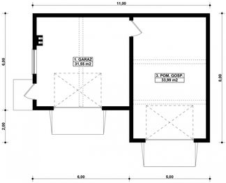 Parter projektu - G369 - Budynek garażowo - gospodarczy