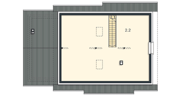 Poddasze projektu - Royan VI DCB89e