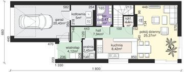 Parter projektu - Dom przy Migdałowej 5