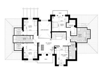 Poddasze projektu - Willa Siedziba