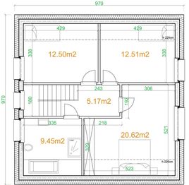 Poddasze projektu - eko Typowy 46