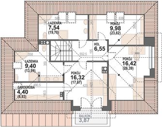 Poddasze projektu - Alicja X 2G