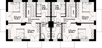 Poddasze projektu - Gilowo 29 ab