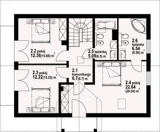 Poddasze projektu - Miastko 1g dw
