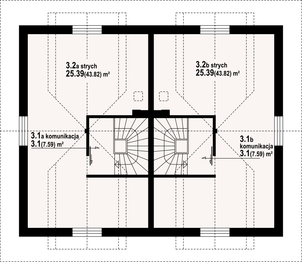 Poddasze II projektu - Pasowo ab