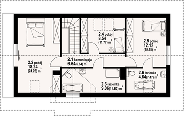 Poddasze projektu - Zawoja dw 53