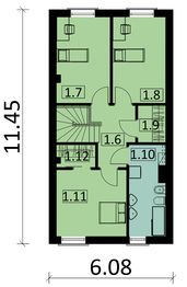 Piętro 1 projektu - KA119 S