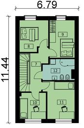 Piętro 1 projektu - KA120 S