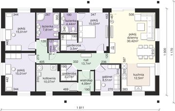 Parter projektu - Dom przy Bukowej 41