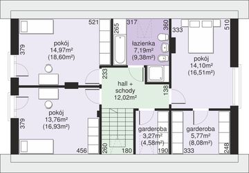 Poddasze projektu - Dom przy Głogowej 6