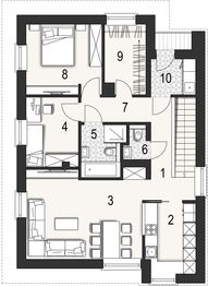 Piętro 1 projektu - Cosme