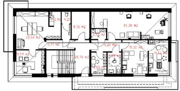 Piętro 1 projektu - Primavera 2