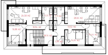 Piętro 1 projektu - Primavera 3