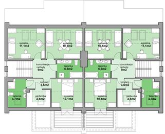 Poddasze projektu - MJS-103 Dwurodzinny