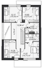 Poddasze projektu - DomStudio 08A