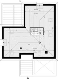 Poddasze projektu - HomeKoncept 26 wariant 10