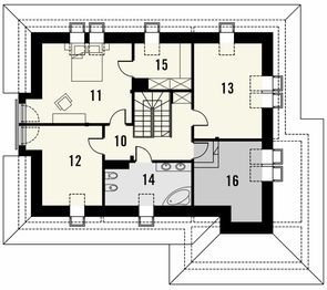 Poddasze projektu - Monogram