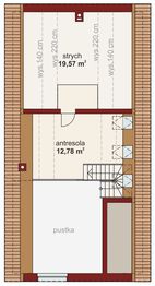 Poddasze projektu - Domena 130 C
