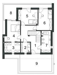 Piętro 1 projektu - Logiczny D72