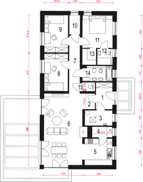 Parter projektu - Flora bez garażu [B]