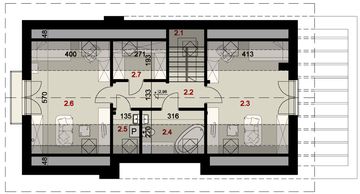 Poddasze projektu - Sej-pro 043 energo
