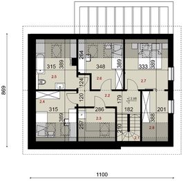 Poddasze projektu - Sej-pro 035 energo
