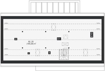 Poddasze projektu - DomStudio 05-A